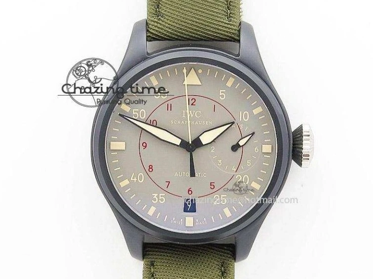 MIROTIME 0417 Portugieser Chrono  42 IW390406 RG ZF 1:1 Best Edition Blue Dial on Brown Leather Strap A Durable 7129